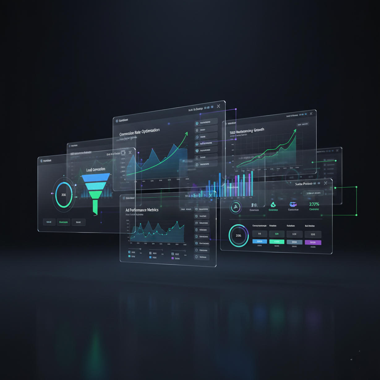 Result-driven digital marketing services including SEO, social media marketing, and lead generation