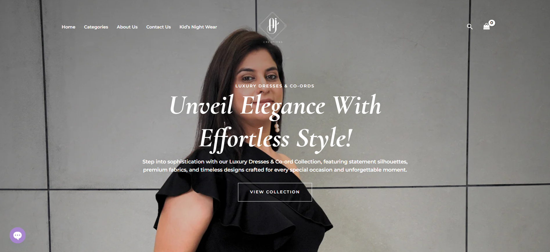 House of Timara ecommerce fashion website design and development project
